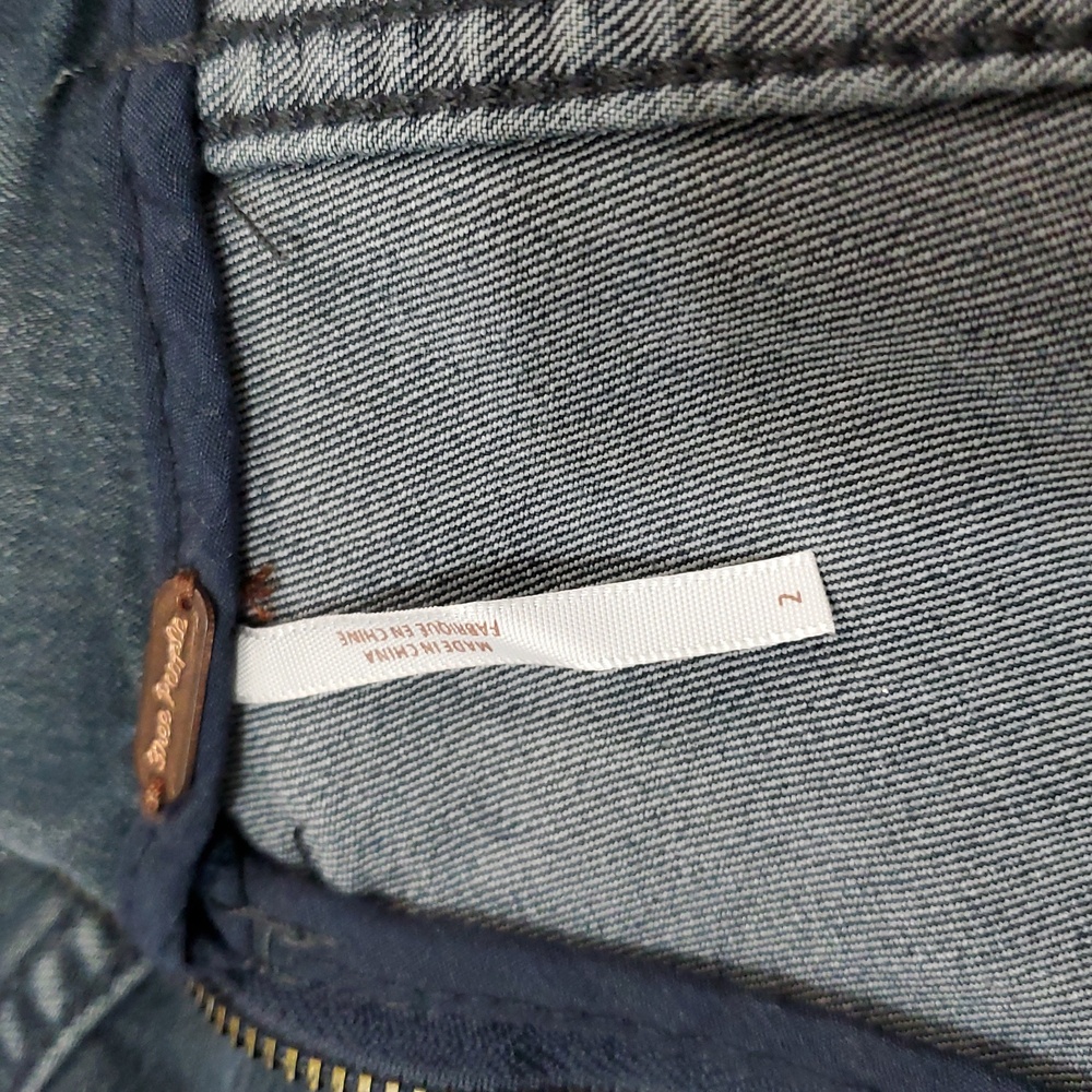Free People Westminister Blue Denim Mini Skirt, NWT - Picture 5 of 5